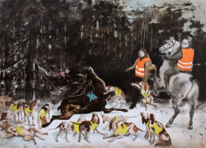 Gewährsmänner, 2012, Öl/Lwd., 145 x 194 cm